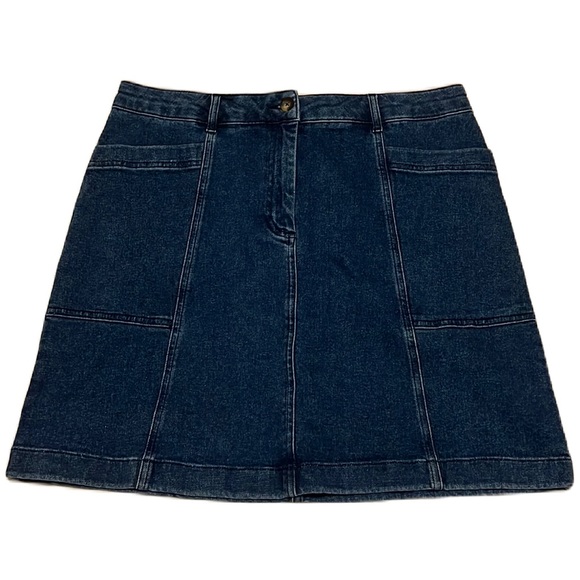 Boden Dresses & Skirts - BODEN Denim, 99% Cotton, 4-Pocket, Mini, Belt Loops Skirt, Size 12R
